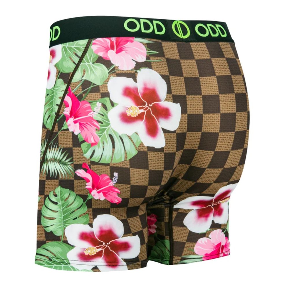 NWT ODD SOX Hibiscus Boxer Brief SM - Picture 2 of 8